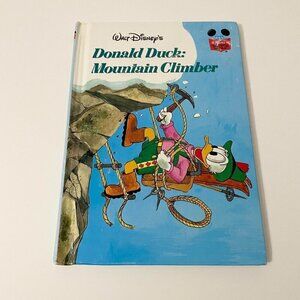 Vintage 1978 Walt Disney Presents Donald Duck Mountain Climber Book